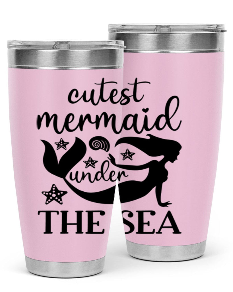 Cutest mermaid under the sea 110#- mermaid- Tumbler