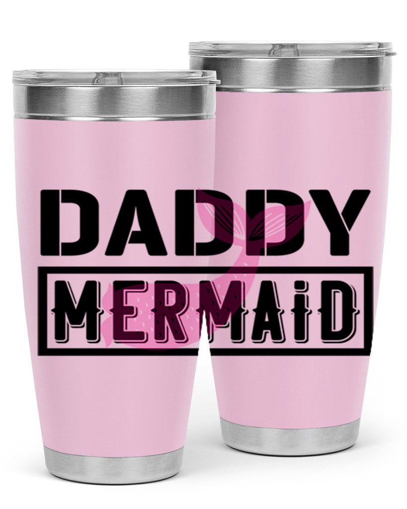 Daddy mermaid 112#- mermaid- Tumbler