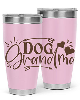 Dog Grandma Style 101#- dog- Tumbler