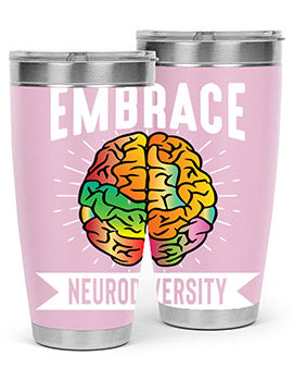 EmbraceNeurodiversityAwarenessTshirt 133#- alzheimers- Tumbler