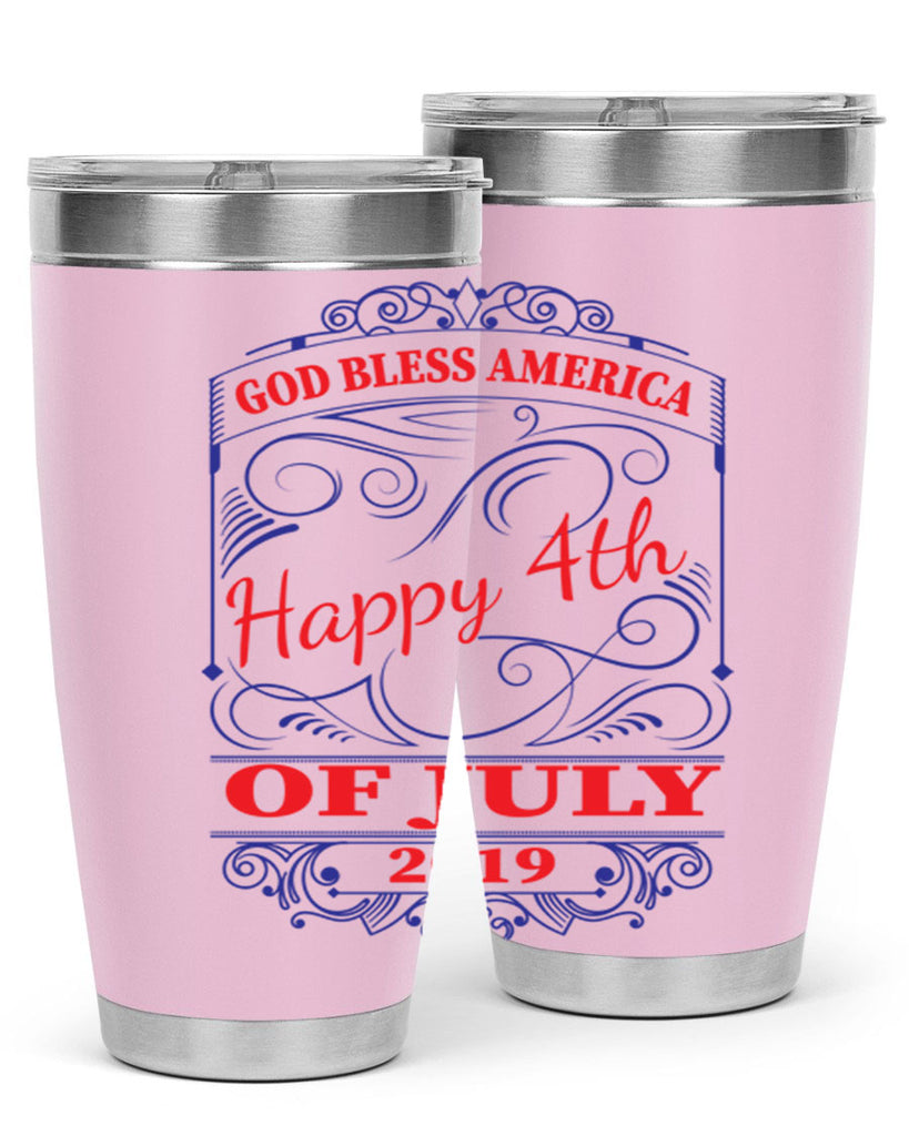 GOD BLESS AMERICA Happy thOF JULY Style 94#- Fourt Of July- Tumbler