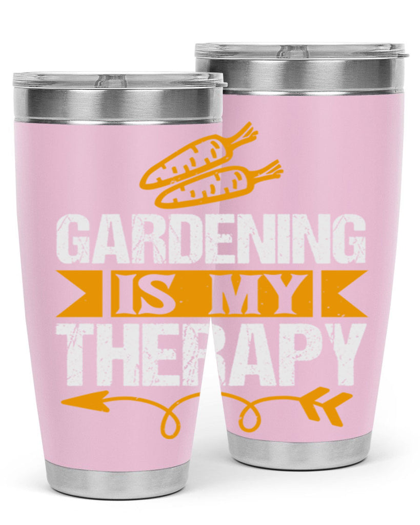 Gardending is my Therapy 64#- farming and gardening- Tumbler