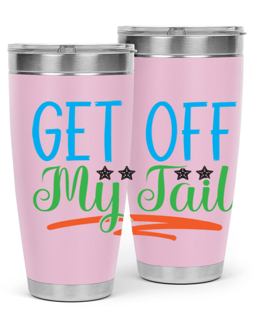 Get Off My Tail 179#- mermaid- Tumbler