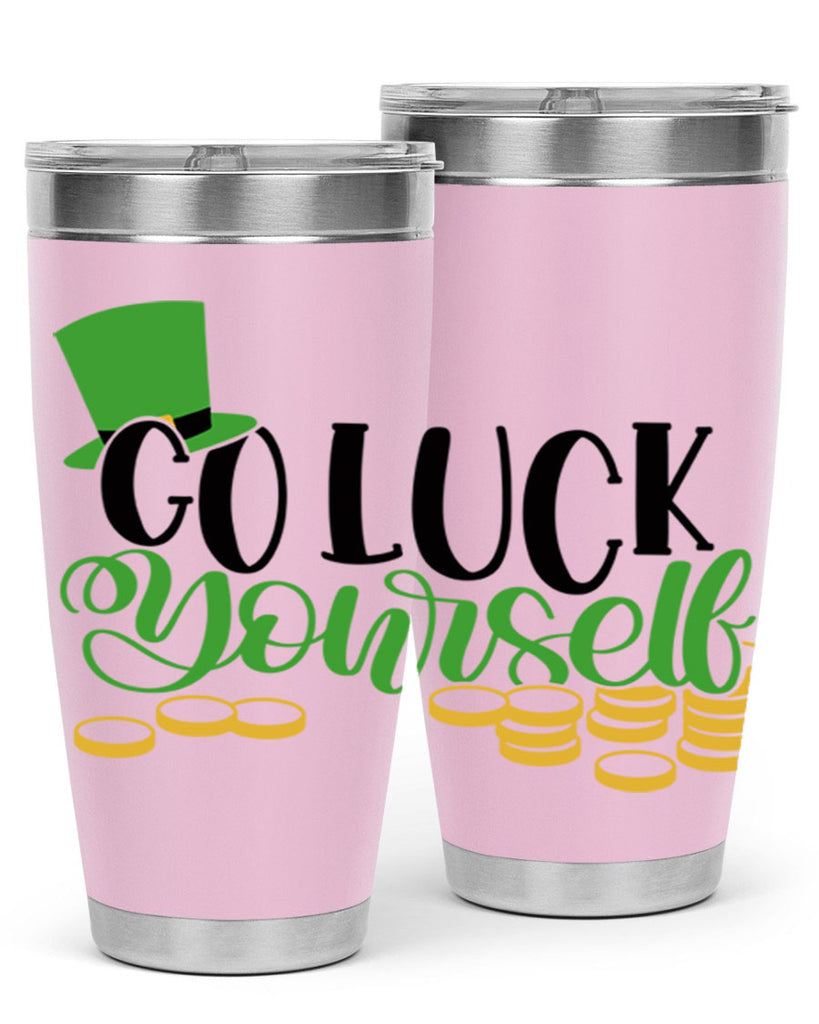 Go Lucky Yourself Style 98#- St Patricks Day- Tumbler