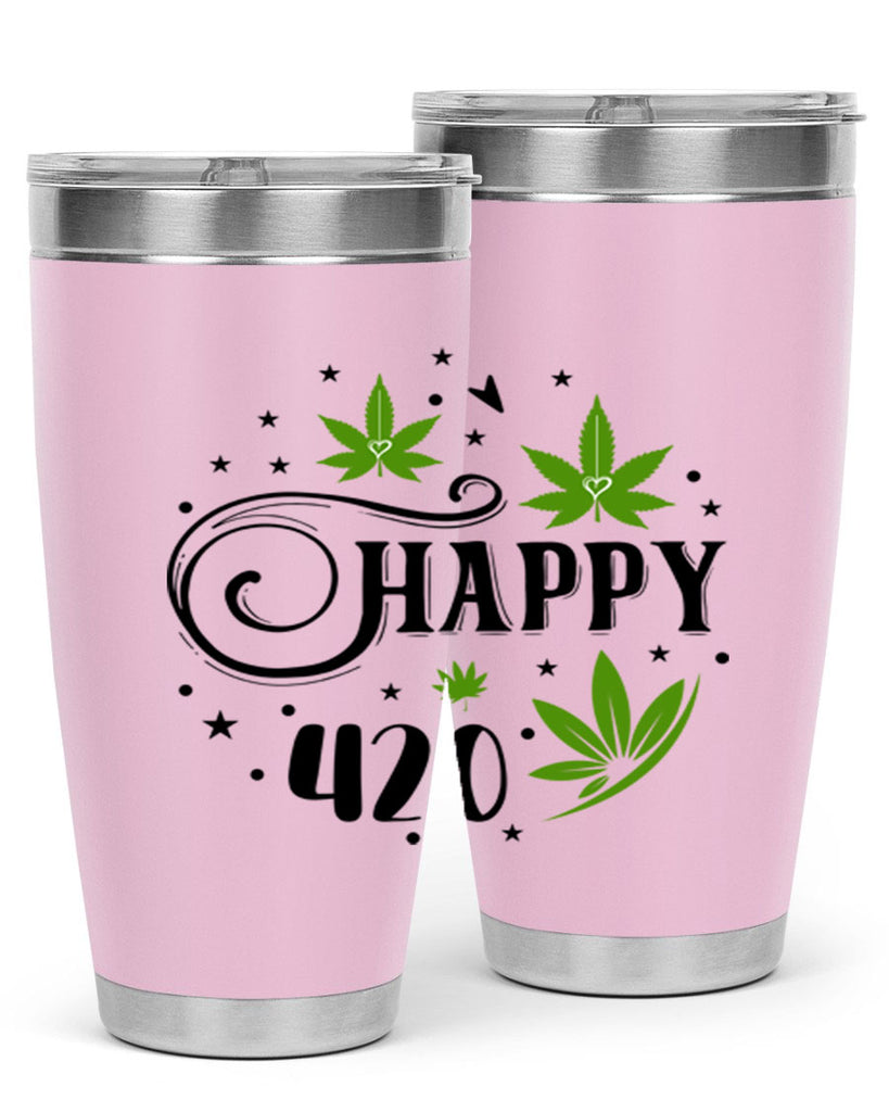 Happy 420 101#- marijuana- Tumbler