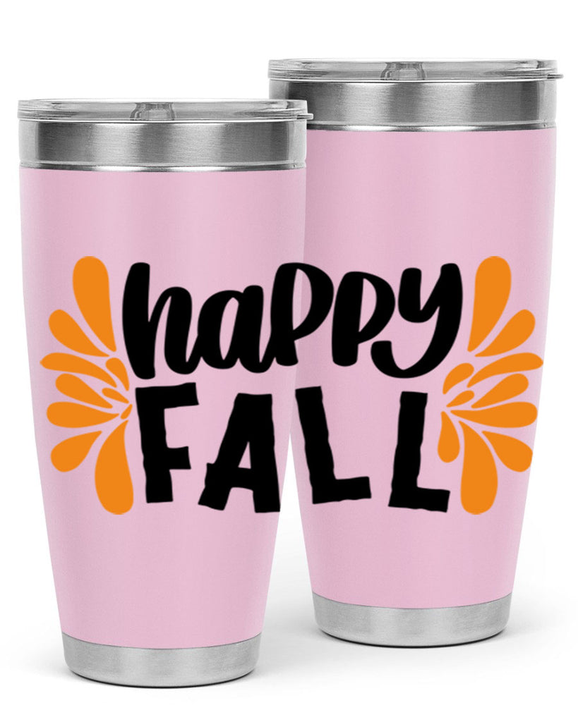 Happy Fall 491#- fall- Tumbler