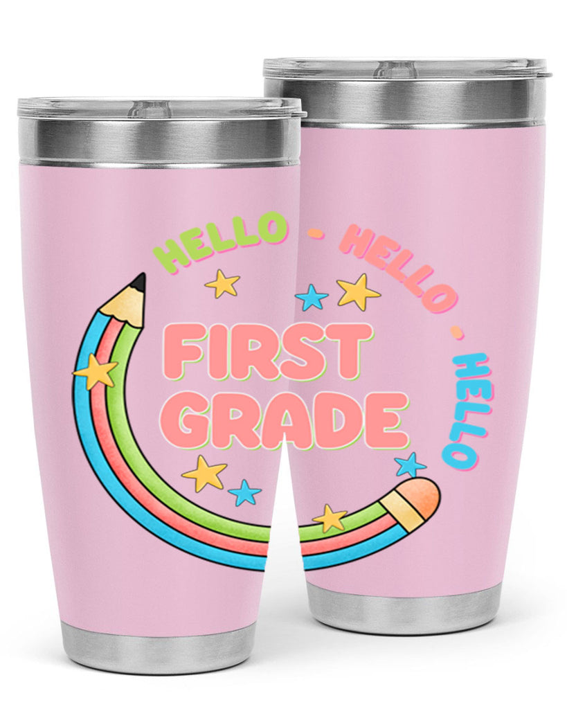 Hello 1st Grade Pencil 15#- 1st grade- Tumbler