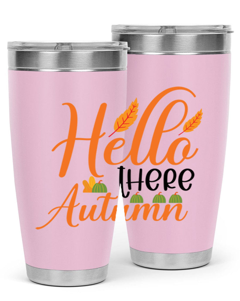 Hello There Autumn 297#- fall- Tumbler