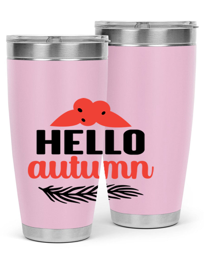 Hello autumn 269#- fall- Tumbler