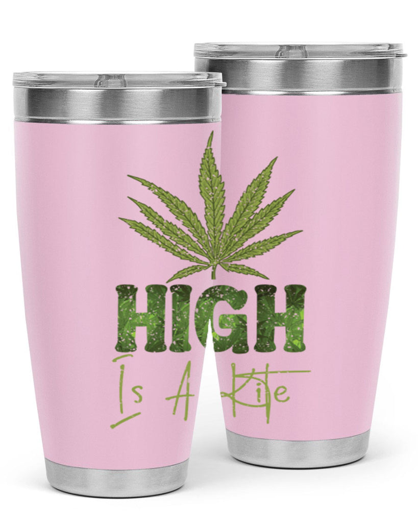 High Is A Kite Sublimation 115#- marijuana- Tumbler