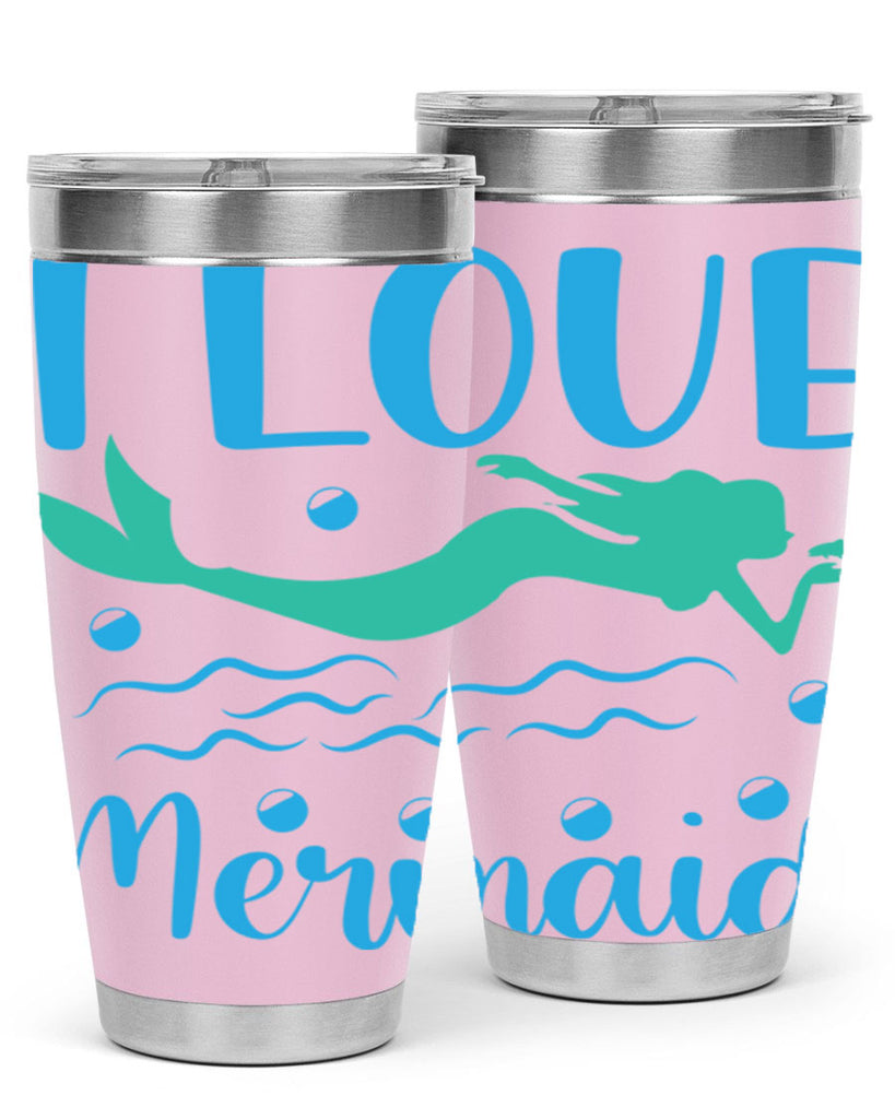 I Love Mermaid Design 231#- mermaid- Tumbler