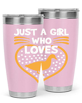 Just A Girl Who Loves Duck Style 34#- duck- Tumbler