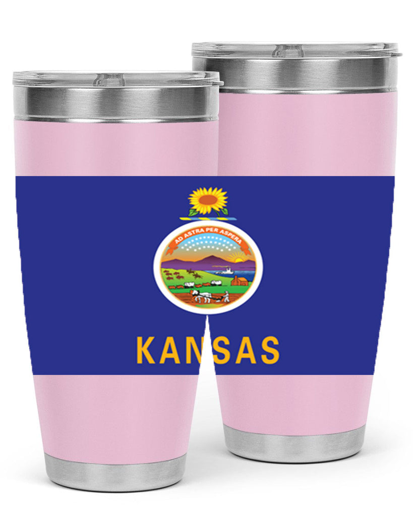 Kansas 36#- Us Flags- Tumbler