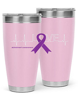 LOVE Gifts for Survivors National Alzheimers Awareness 191#- alzheimers- Tumbler