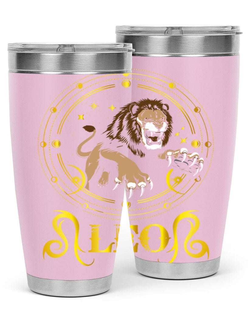 Leo 297#- zodiac- Tumbler