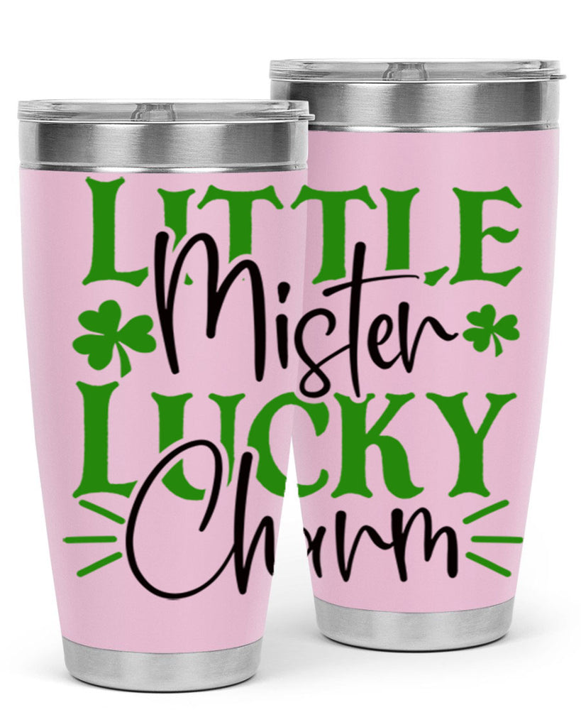 Little Mister Lucky Charm Style 153#- St Patricks Day- Tumbler