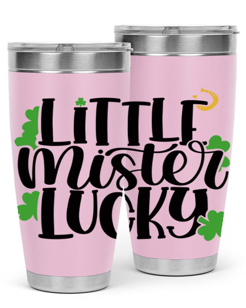 Little Mister Lucky Style 67#- St Patricks Day- Tumbler