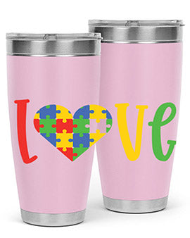 Love Style 30#- autism- Tumbler