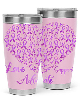 Love Suppor Advocae AlzheimerS 194#- alzheimers- Tumbler