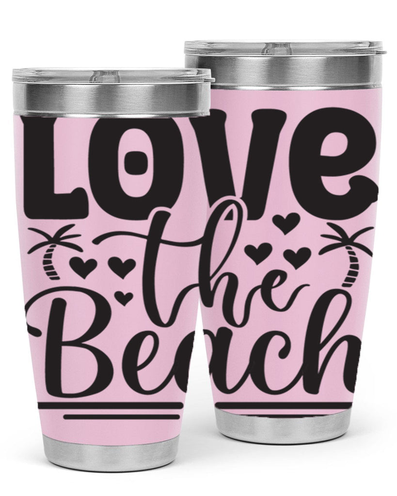 Love the beach 307#- mermaid- Tumbler