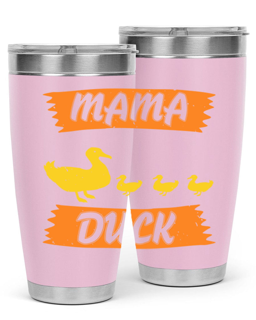Mama Duck Style 26#- duck- Tumbler