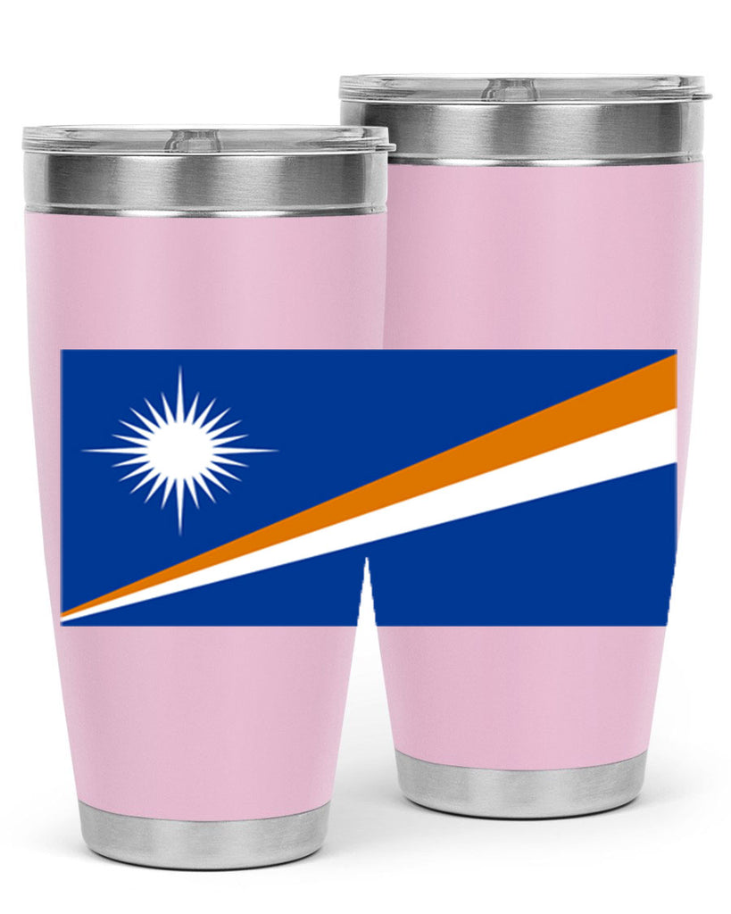 Marshall Islands 90#- world flags- Tumbler