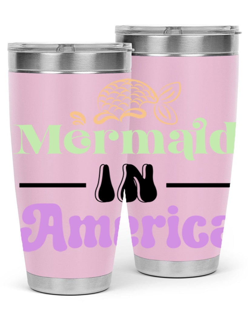 Mermaid In America 420#- mermaid- Tumbler
