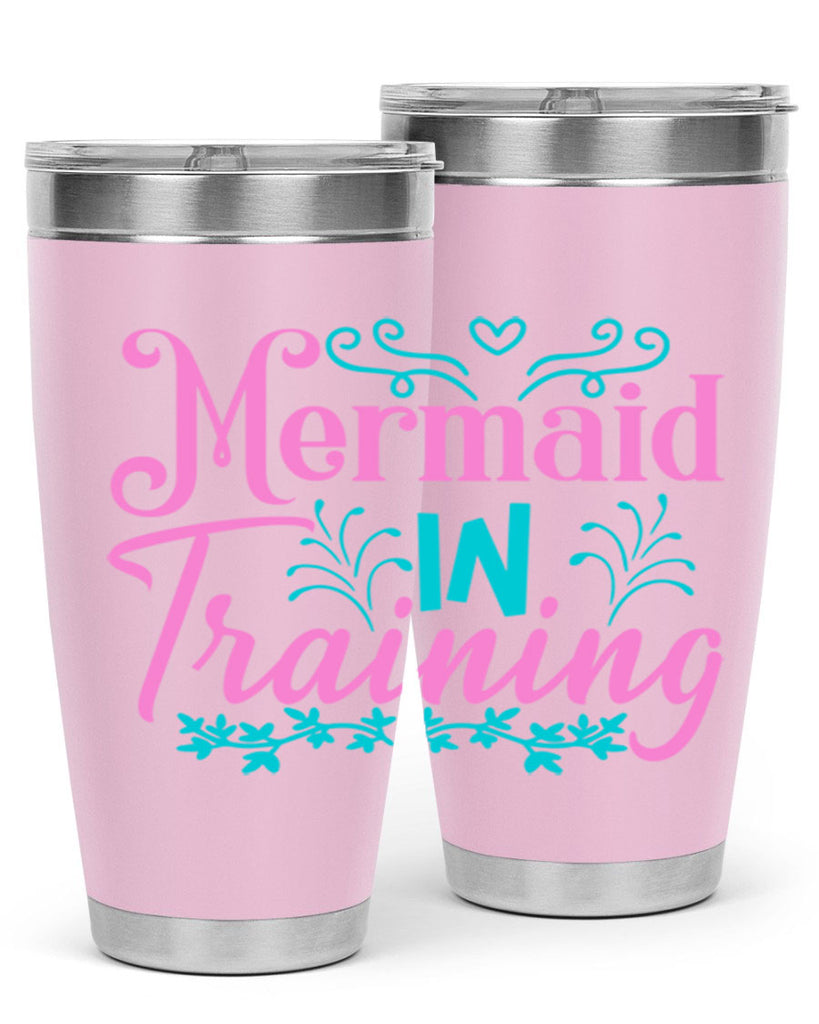 Mermaid In Training 366#- mermaid- Tumbler