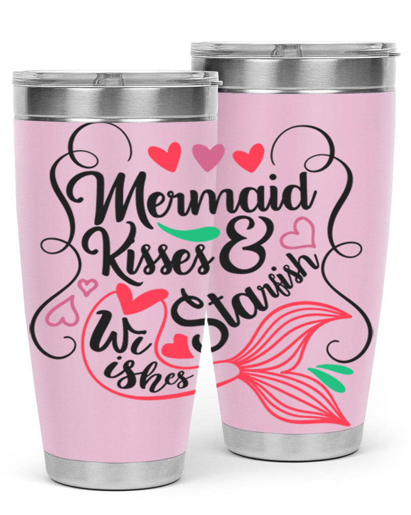 Mermaid Kisses Starfish Wishes 368#- mermaid- Tumbler