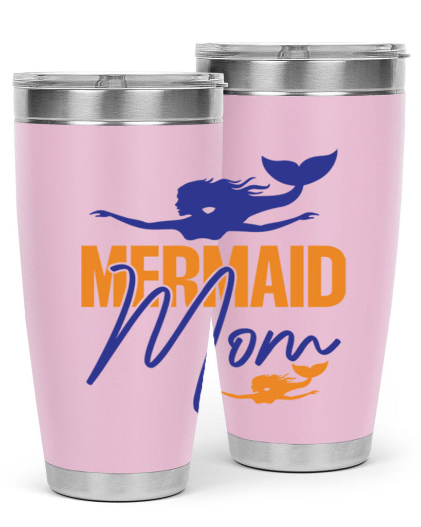 Mermaid Mom 369#- mermaid- Tumbler