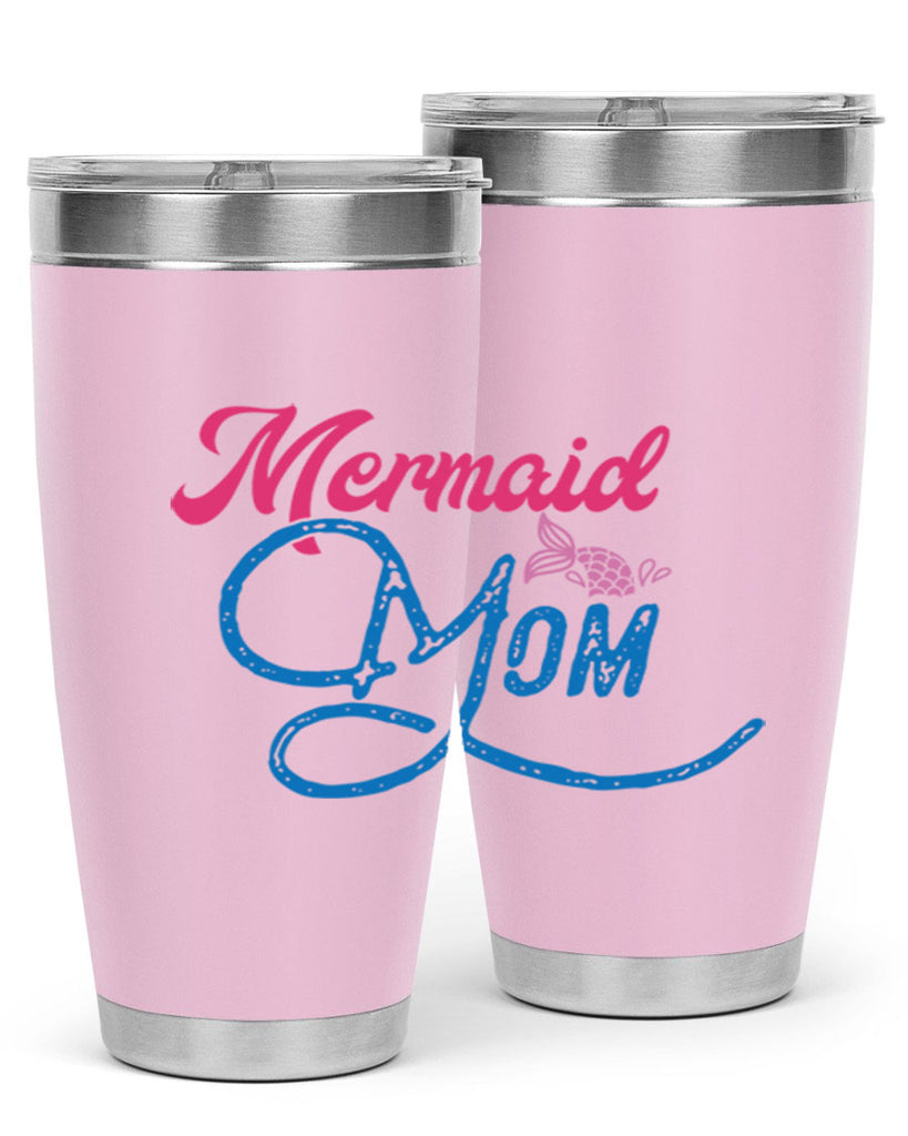 Mermaid Mom 371#- mermaid- Tumbler