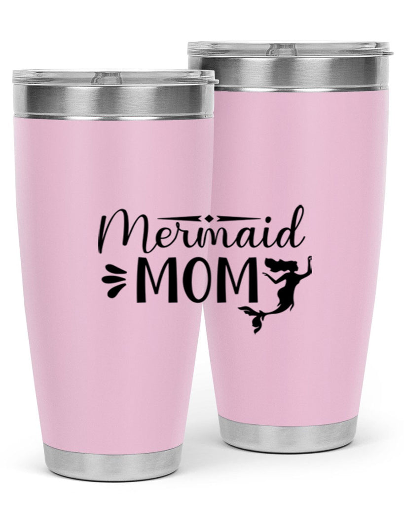 Mermaid Mom 372#- mermaid- Tumbler