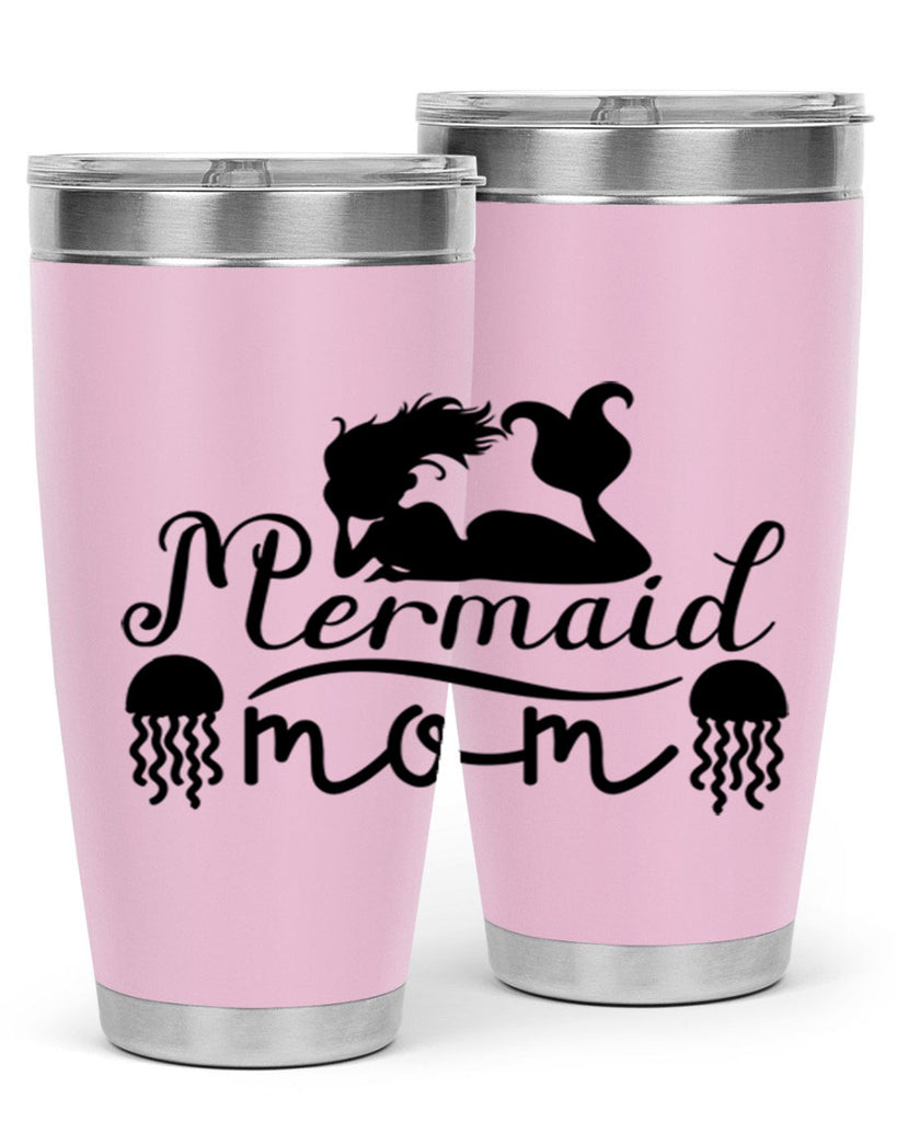 Mermaid Mom 373#- mermaid- Tumbler