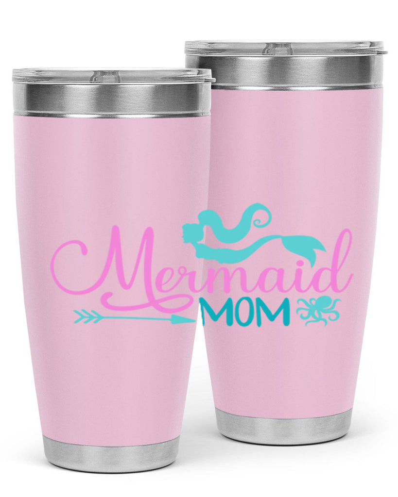 Mermaid Mom 374#- mermaid- Tumbler