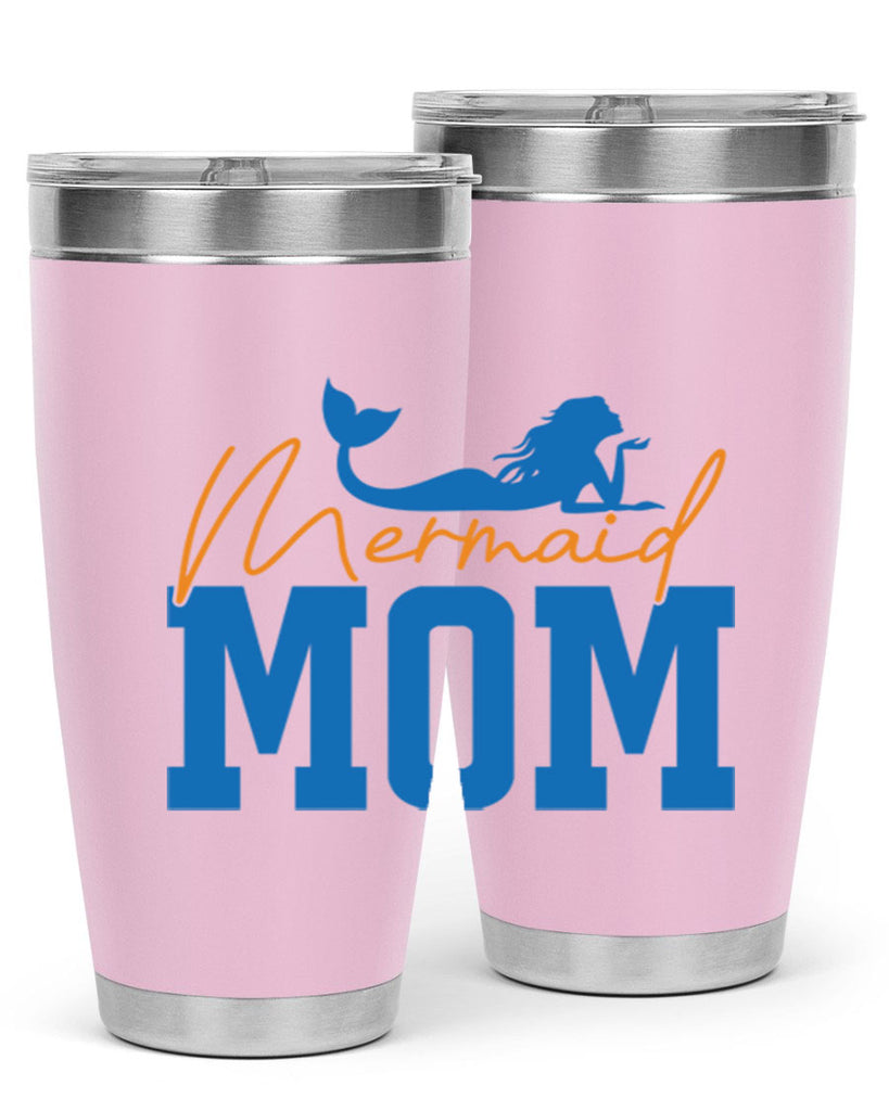 Mermaid Mom 375#- mermaid- Tumbler