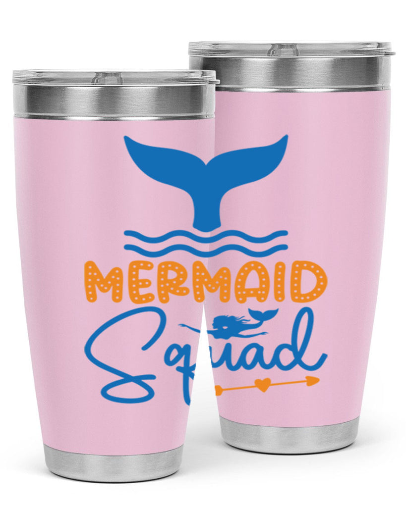 Mermaid Squad 378#- mermaid- Tumbler