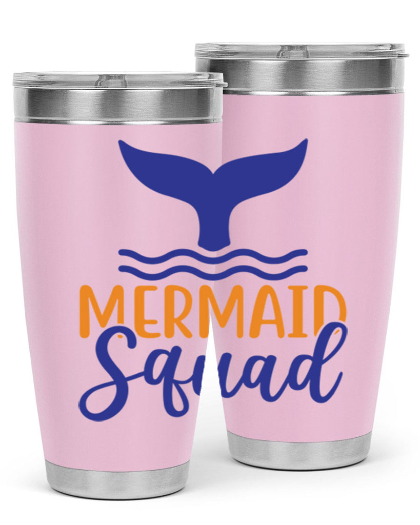 Mermaid Squad 379#- mermaid- Tumbler