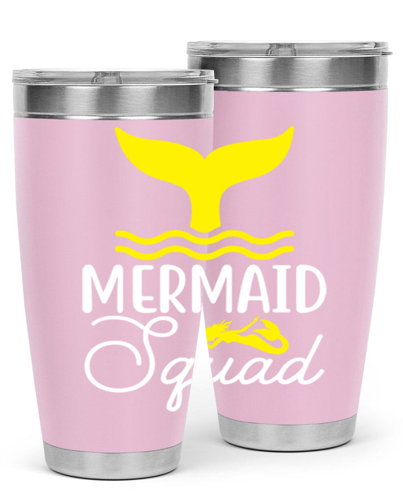 Mermaid Squad 380#- mermaid- Tumbler