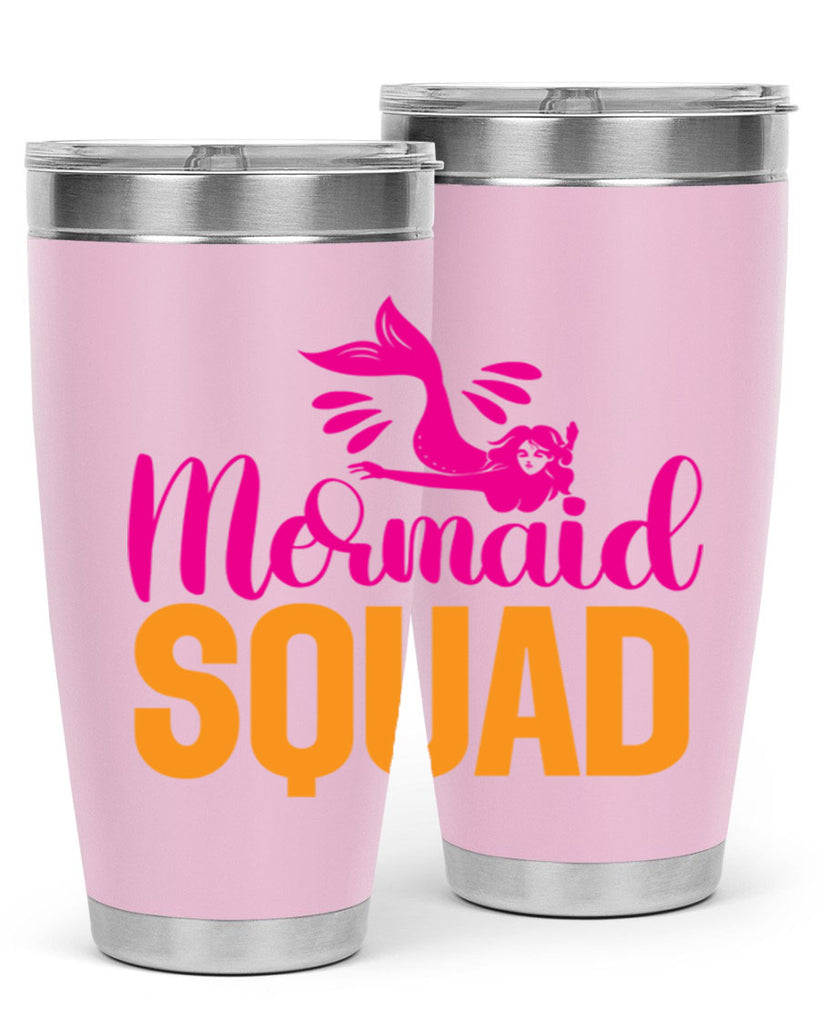 Mermaid Squad 381#- mermaid- Tumbler