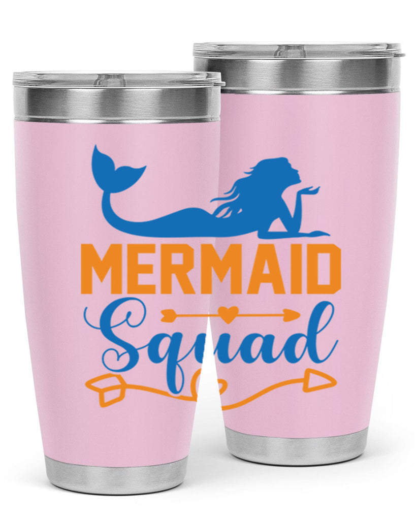 Mermaid Squad 385#- mermaid- Tumbler