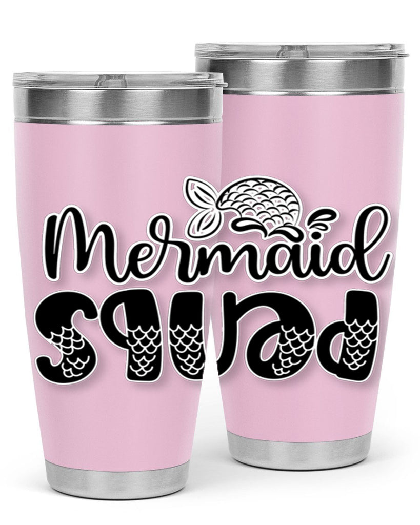 Mermaid Squad 444#- mermaid- Tumbler