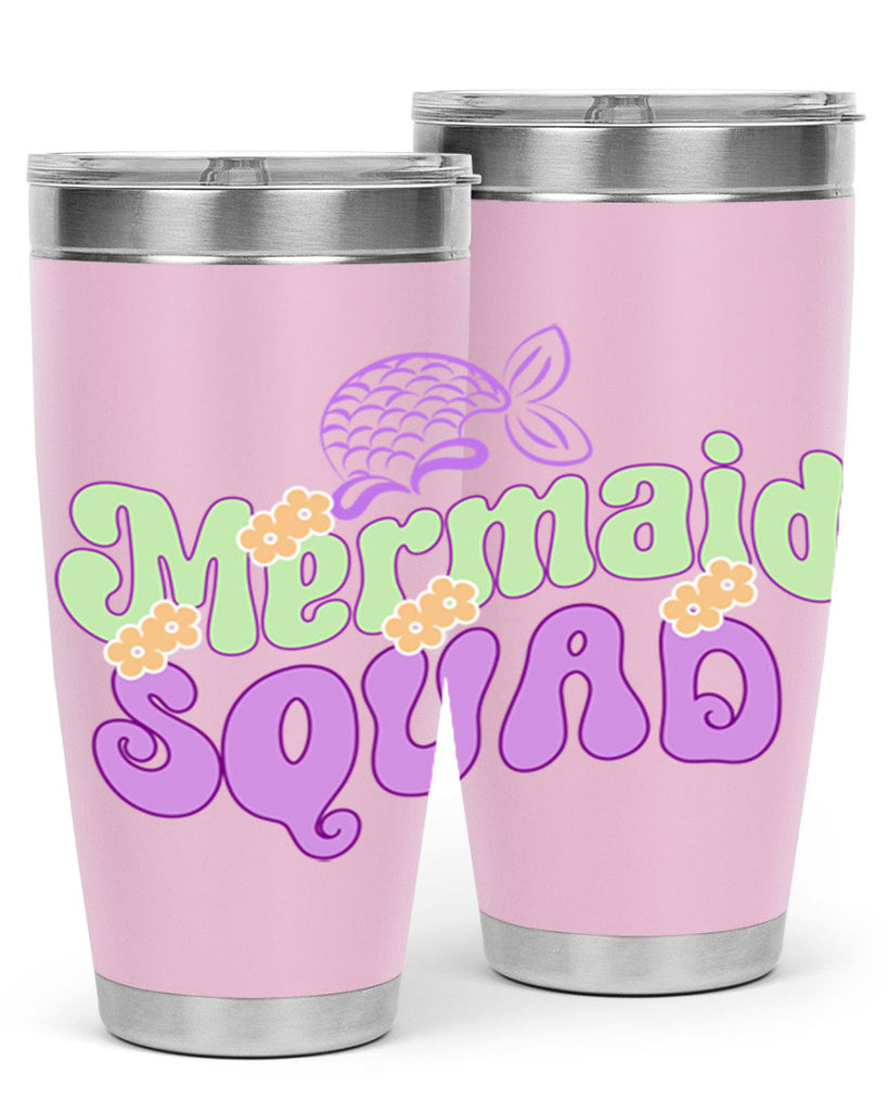 Mermaid Squad 445#- mermaid- Tumbler