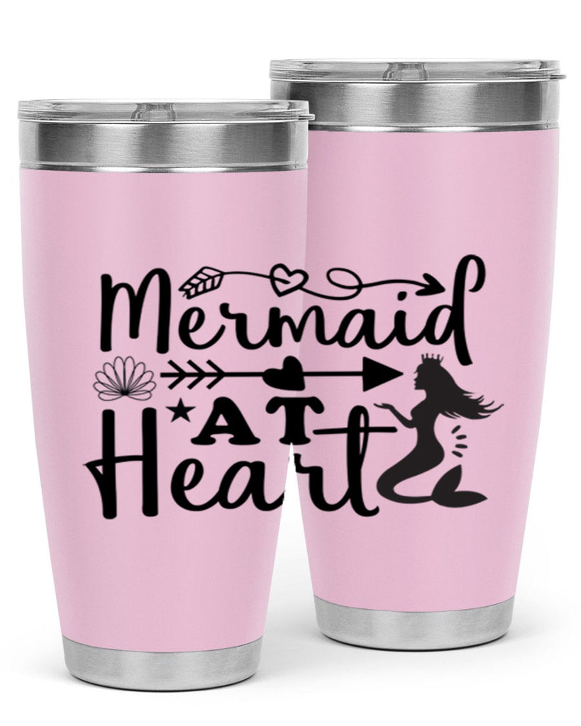 Mermaid at Heart design 397#- mermaid- Tumbler