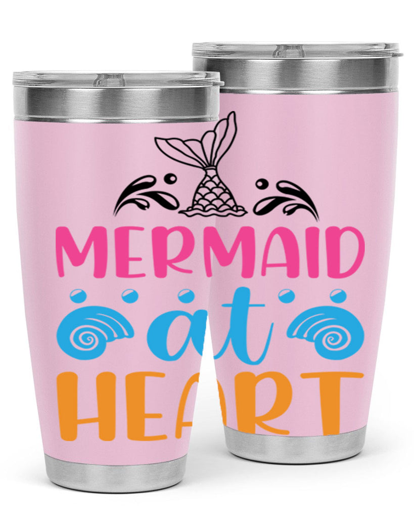 Mermaid at heart Design 396#- mermaid- Tumbler