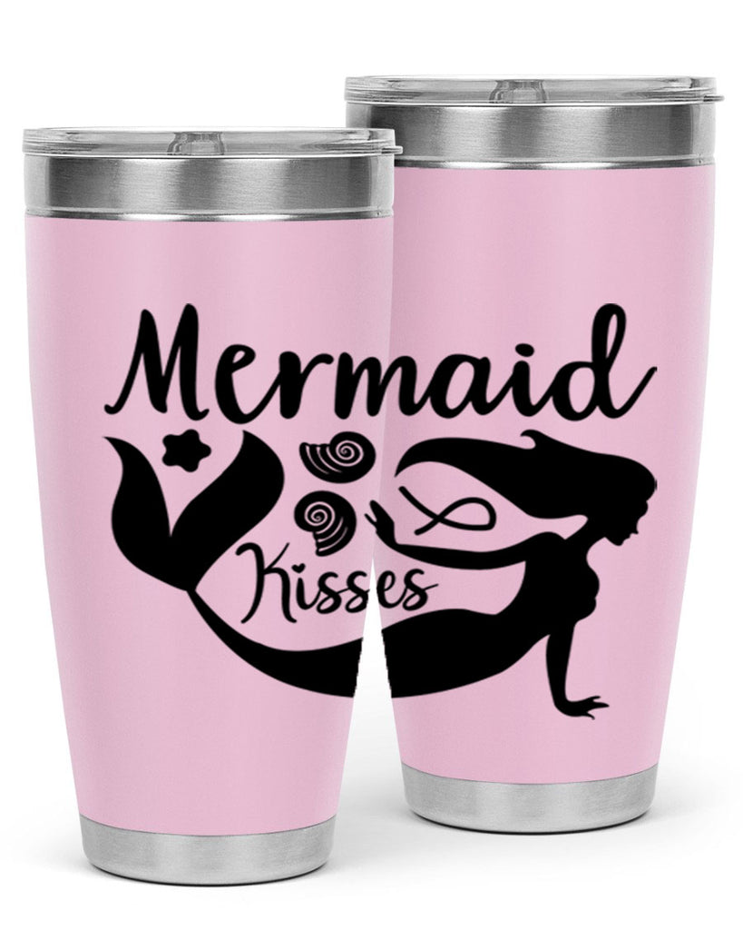 Mermaid kisses design 428#- mermaid- Tumbler