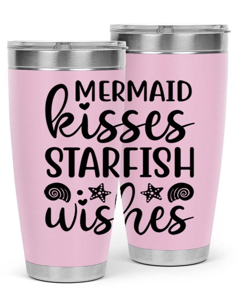 Mermaid kisses starfish wishes 426#- mermaid- Tumbler
