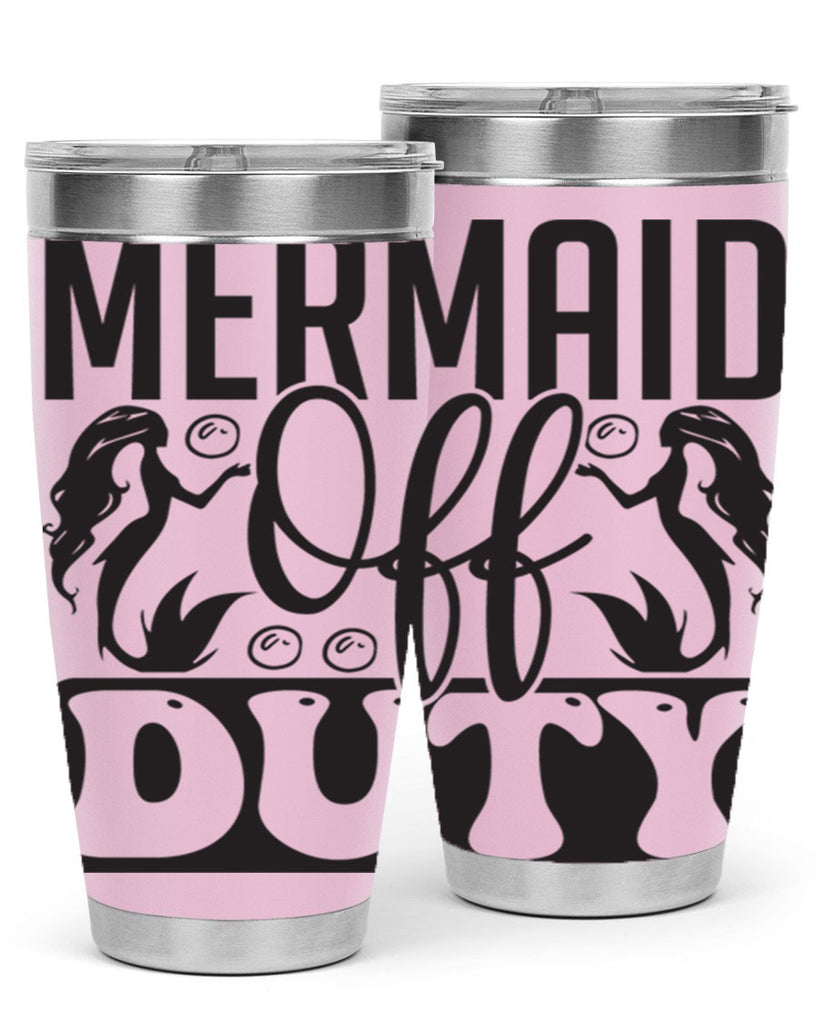 Mermaid off duty 435#- mermaid- Tumbler