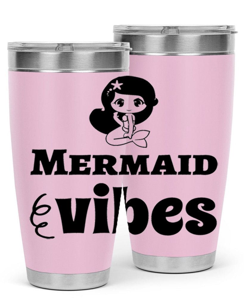 Mermaid vibes 456#- mermaid- Tumbler