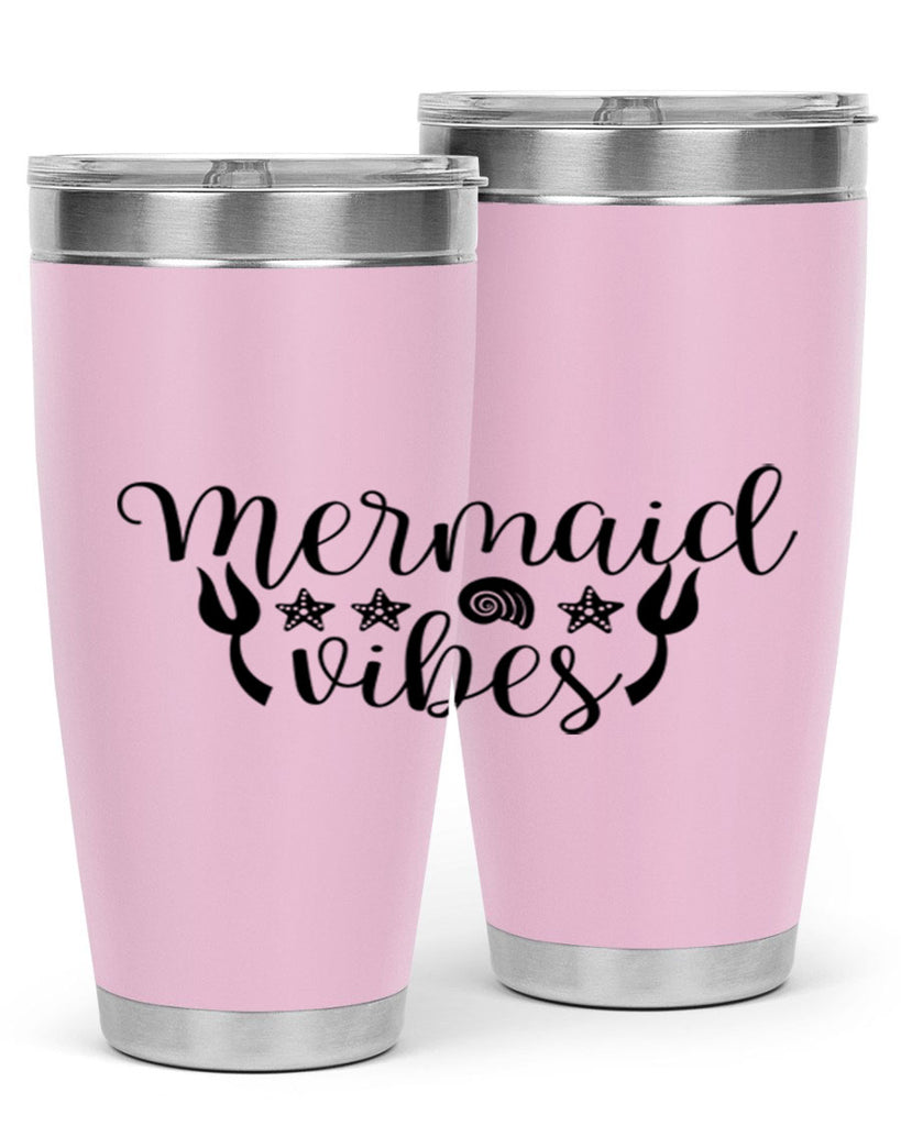 Mermaid vibes design 466#- mermaid- Tumbler