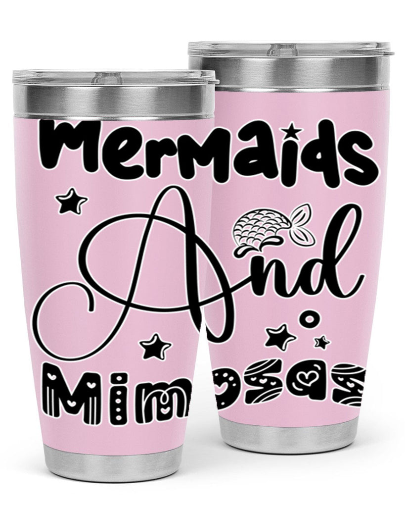 Mermaids and Mimosas 475#- mermaid- Tumbler